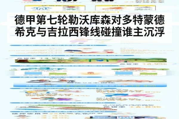 德甲第七轮勒沃库森对多特蒙德希克与吉拉西锋线碰撞谁主沉浮